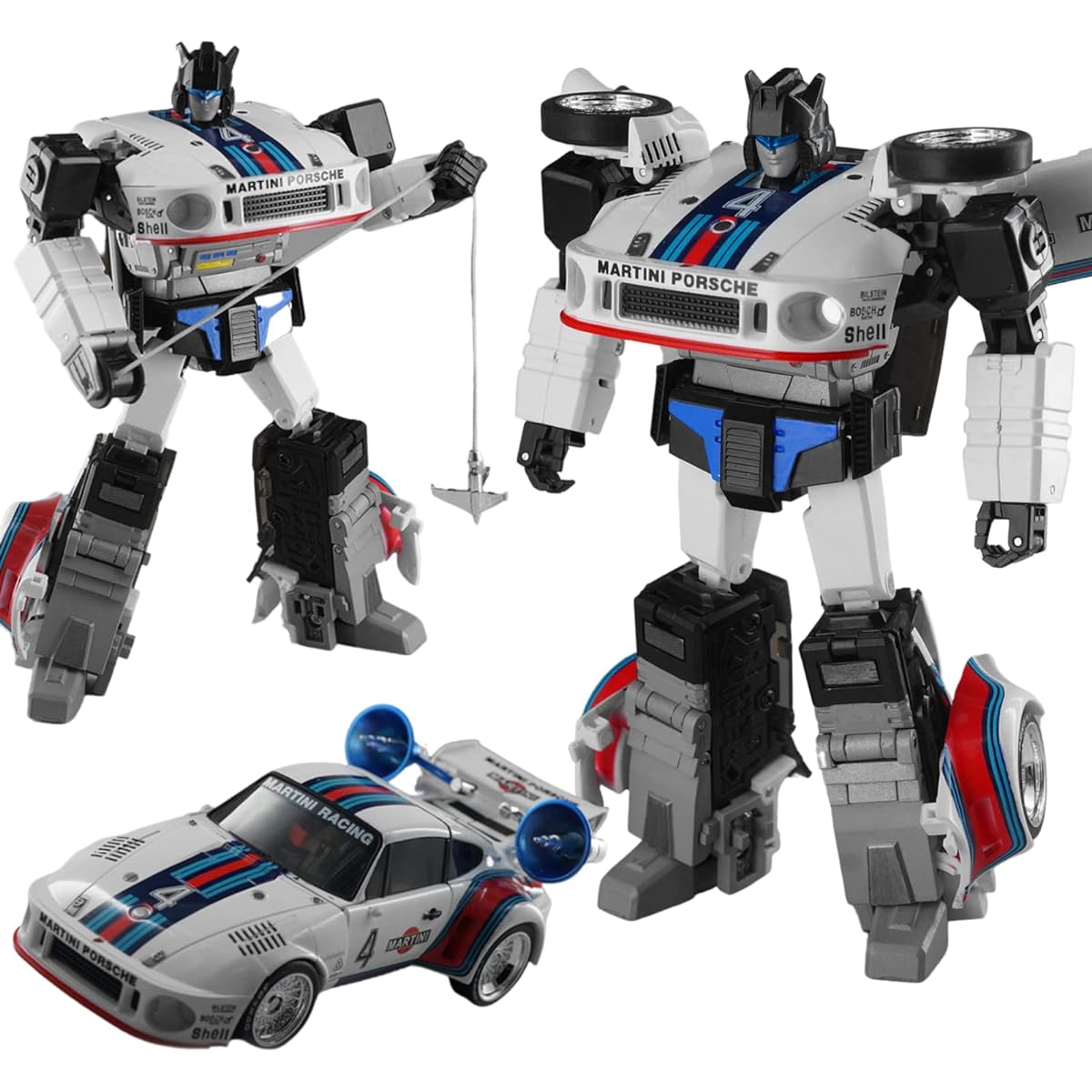 Transformation Toy TR-01 Animation Version Jazz MP Scale Robot Character Model Action Figure 6.3"