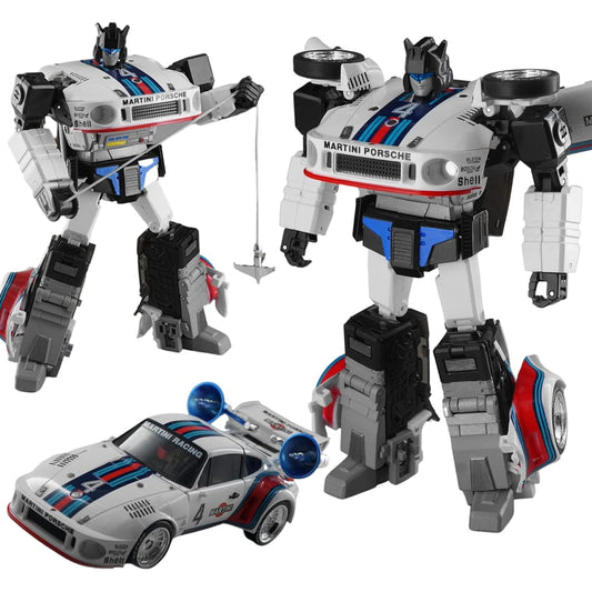 Transformation Toy TR-01 Animation Version Jazz MP Scale Robot Character Model Action Figure 6.3"