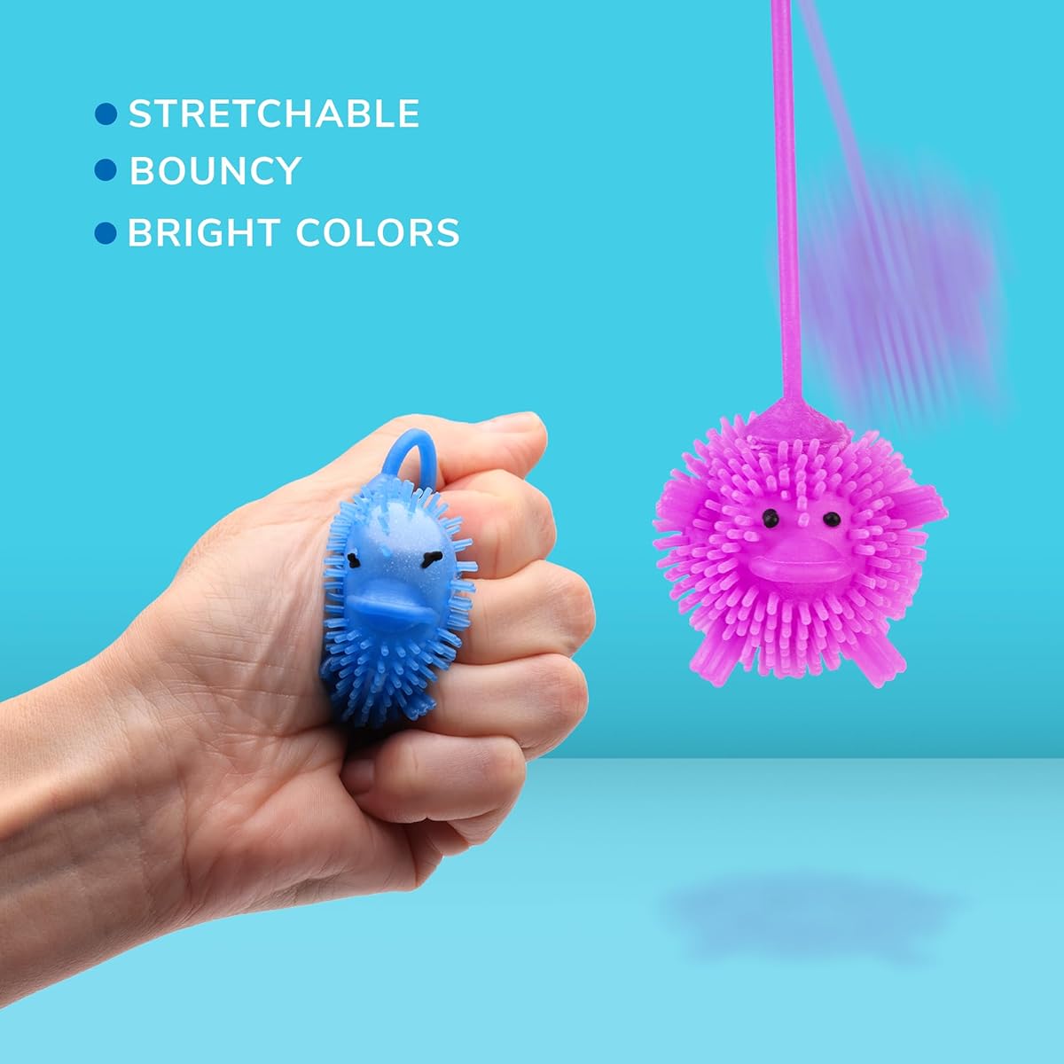 Bulk Toys – Yoyos for Kids – 48 Pieces Animal Yoyo Balls for Party Favors – Easter Egg Fillers – Goodie Bag Supplies and Piñata Stuffers – Kids Classroom Favors – Vending Machine Toys (48)