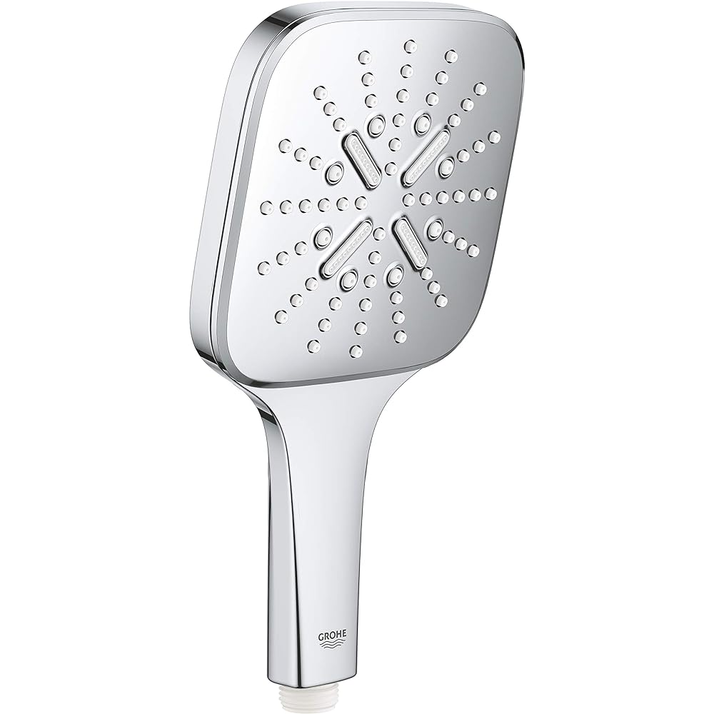 26550000 (2655000J) GROHE GROHESmartActive Smart Active 130 Cube Hand Shower 130mm Chrome Grohe Authorized Distributor Online Store / Conforms to Japanese Standards)