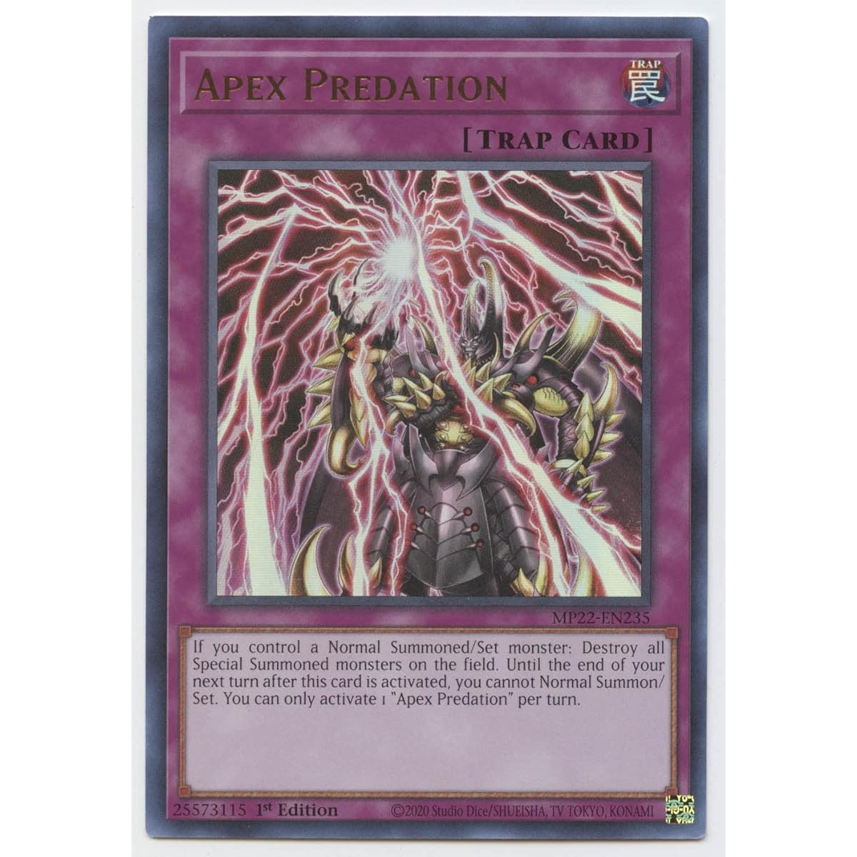 Apex Predation - MP22-EN235 - Ultra Rare - 1st Edition.