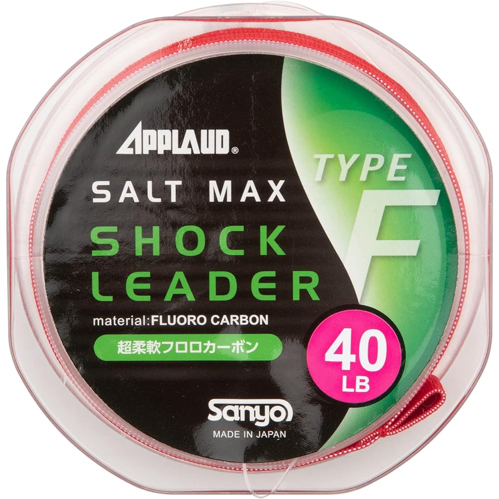 SANYO Nylon Line Applied Salt Max Shock Leader Type-F (Fluoro) 30m