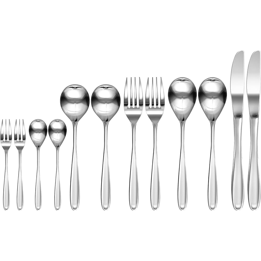 Stainless steel dinner cutlery 6 types 24 piece set