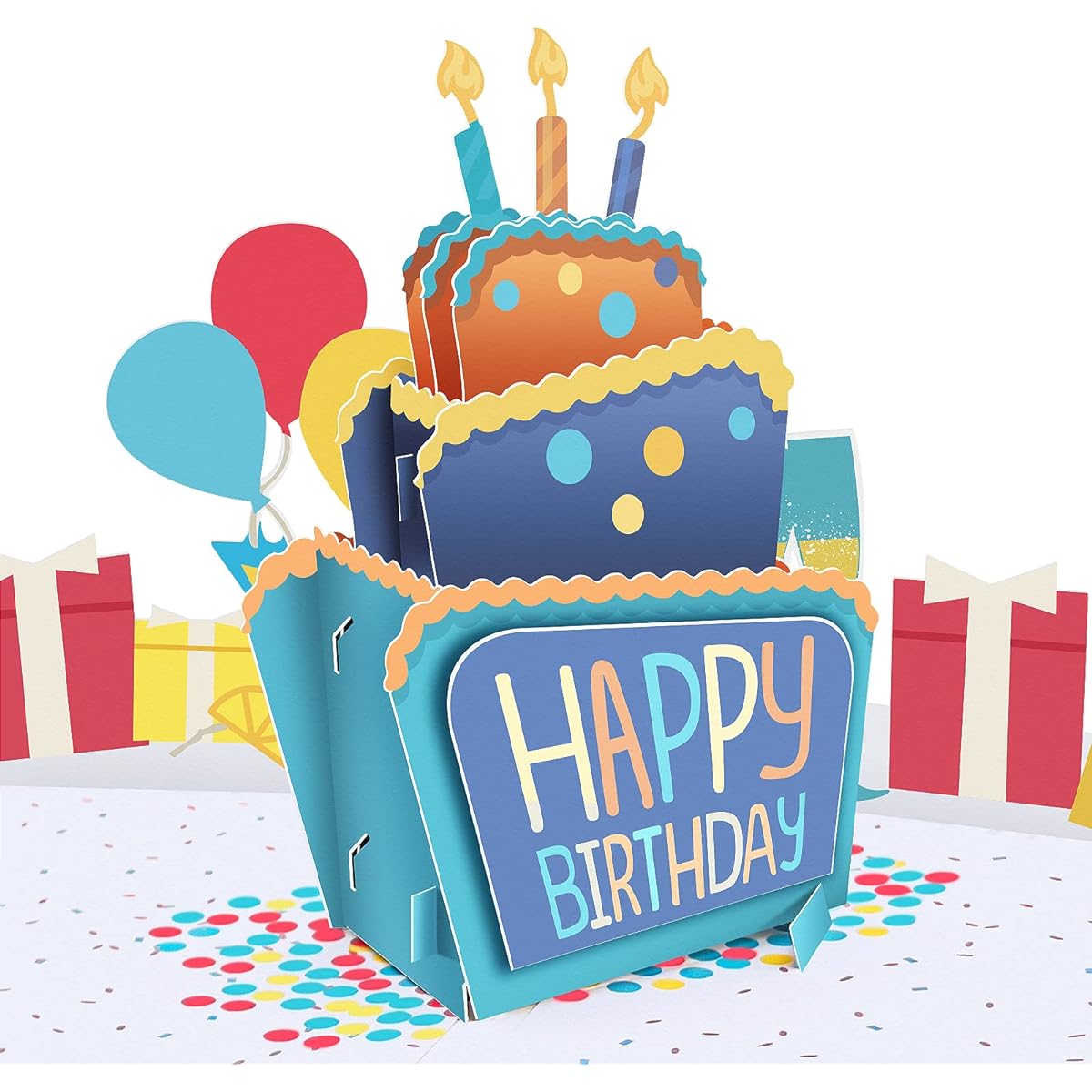 Happy Birthday 3D Card
