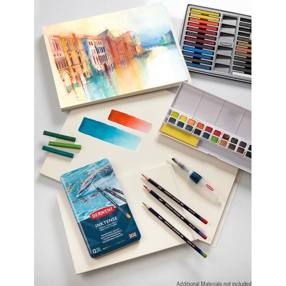 [Domestic regular product] Derwent Inktense Paper Pad 12 x 16 2305836