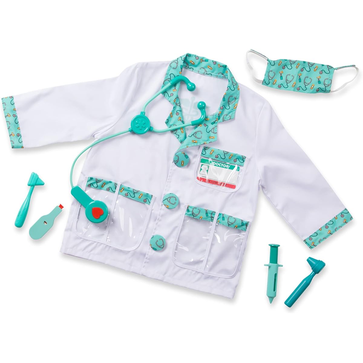 [Melissa & Doug] Doctor Dress-Up Set Doctor Dress-Up Set♪Halloween♪Size: One-Size (3-6 years)