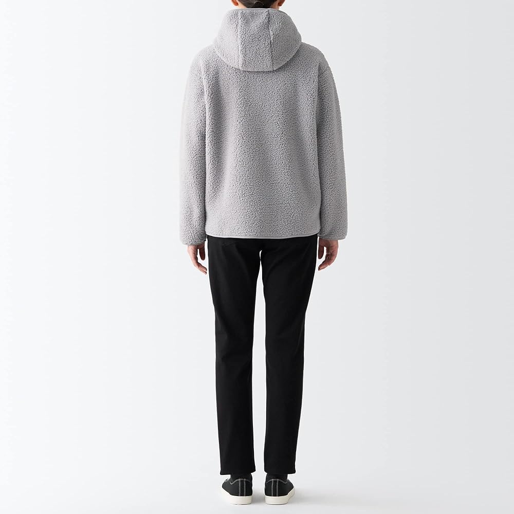 MUJI Parka Recycled Polyester Boa Fleece Parka Women's