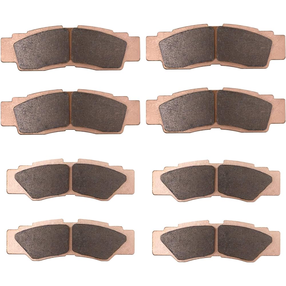 Brake Pads Yamaha YXZ 1000R & SE 2016-2019/2017-2019 YXZ 1000R SS / 2017 2018 Yamaha YXZ 1000R SS SE 4 Sets Front & Rear Heavy Duty Replacement Brake Pads