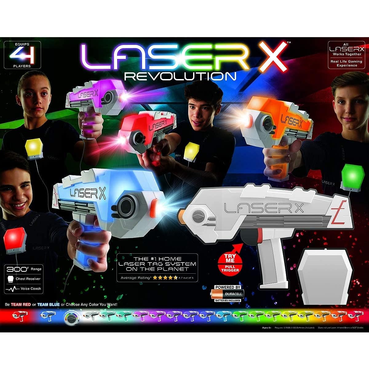 Laser X Cross Shooting 4-piece set Laser X Shooting Game Life Battle 4-piece set Cross Shooting 4-piece set