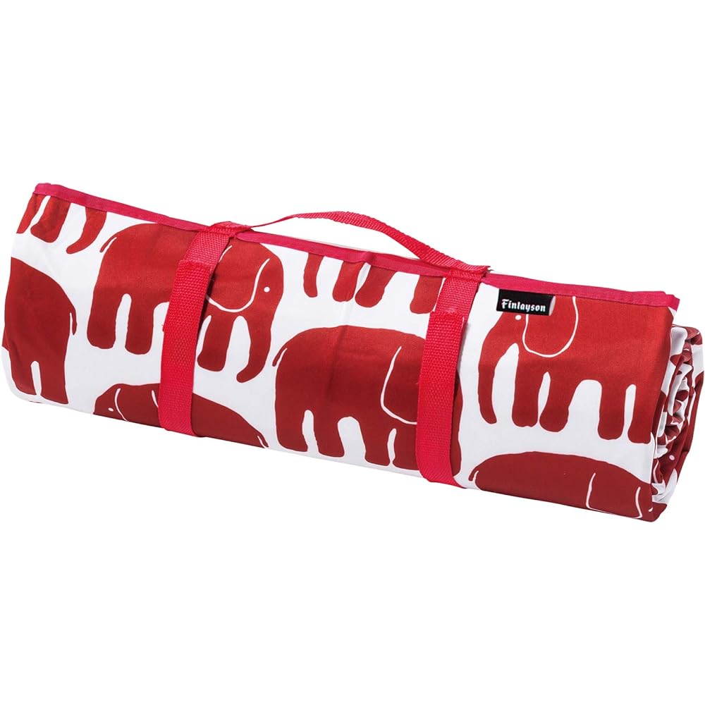 Marushin Leisure Sheet Finlayson / Finlayson Elephant 200 x 140cm For 3~4 People Elephant Red Children Compact Adult Excursion Sports Day Mother's Day Birthday Present Gift 6105002900