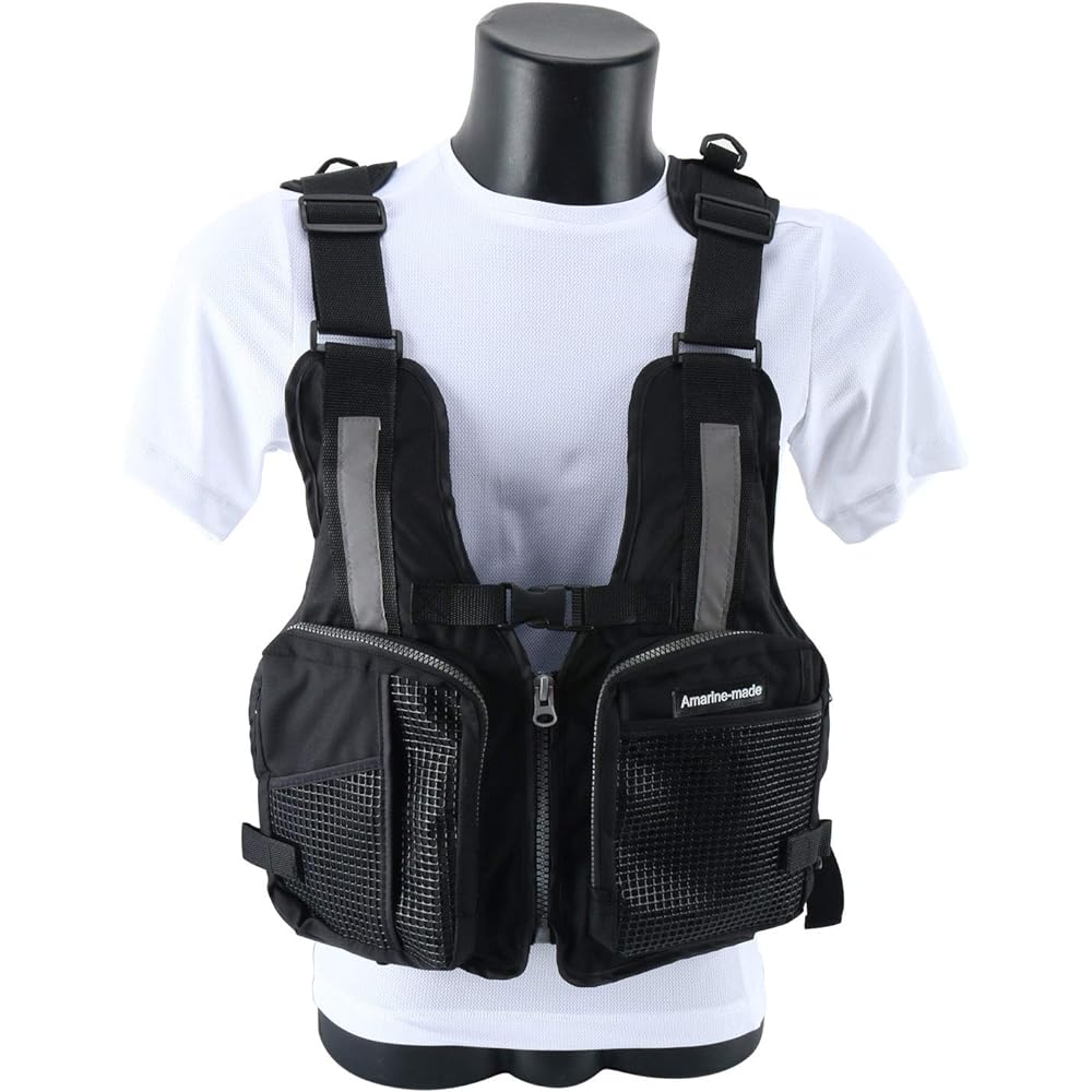 Amarine-made Floating Vest Light Float Game Vest Red Free