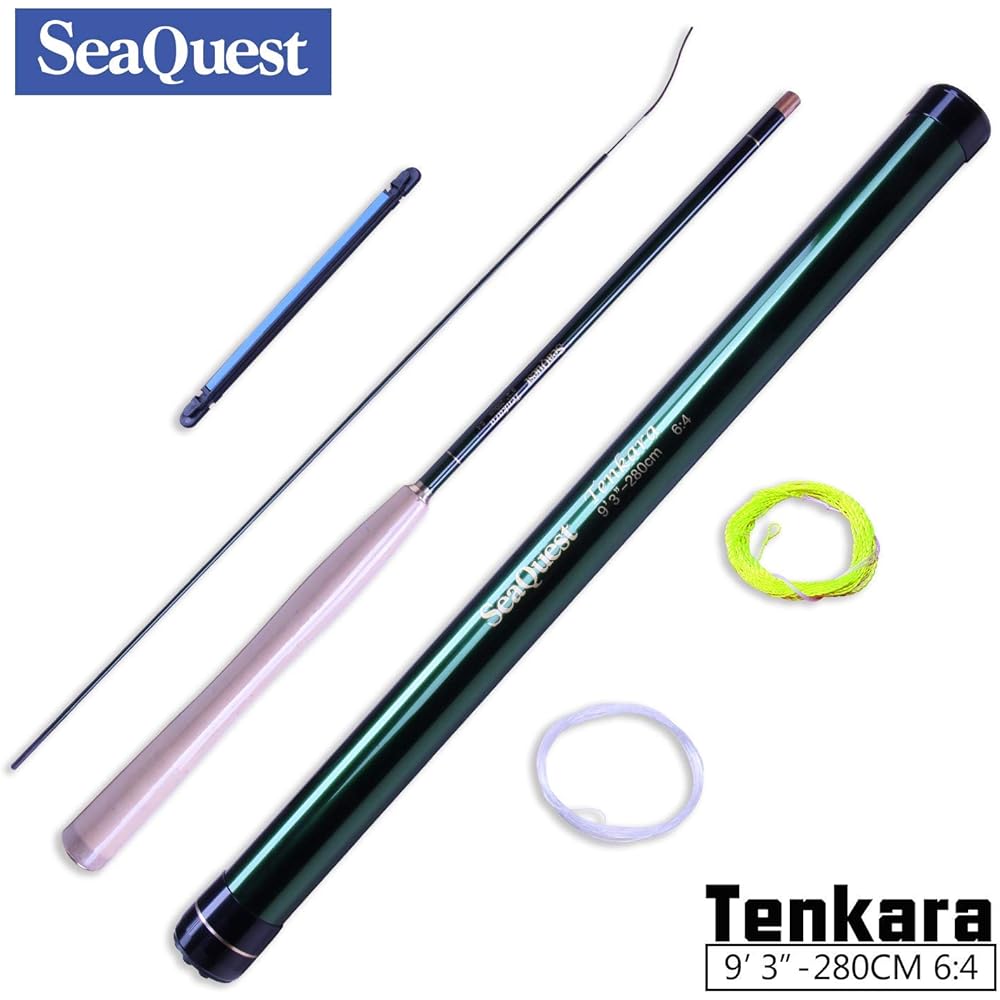 SeaQuest Tenkara Fishing Rod Set 6:4 7:3 5‘5“ 6’9” 8’ 9’3” 10’9” 12’ 13’5”