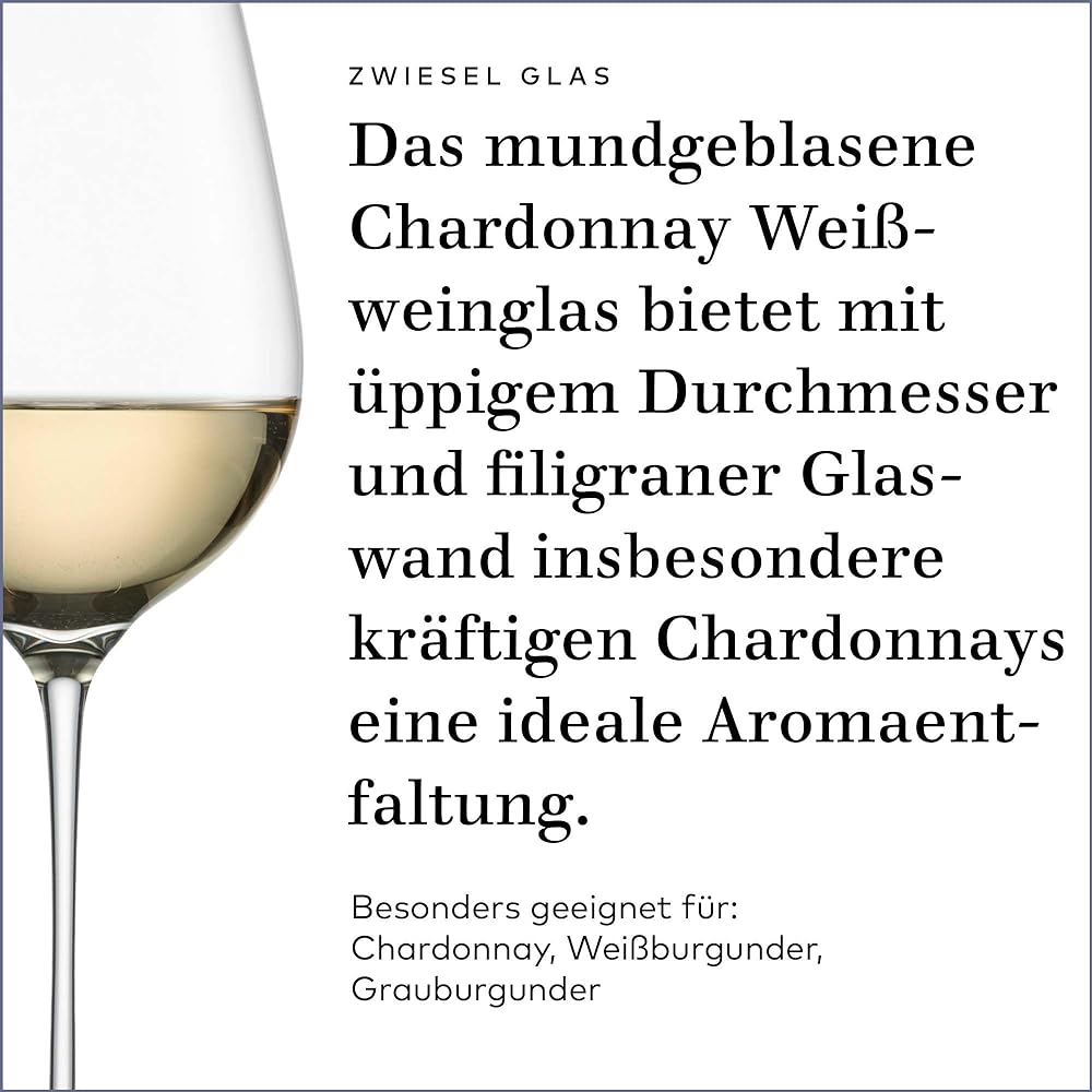 [Regular Imported Product] ZWIESEL Wine Glass Enoteca 415ml Chardonnay Handmade 122084 (Old Product Number 109597) Clear