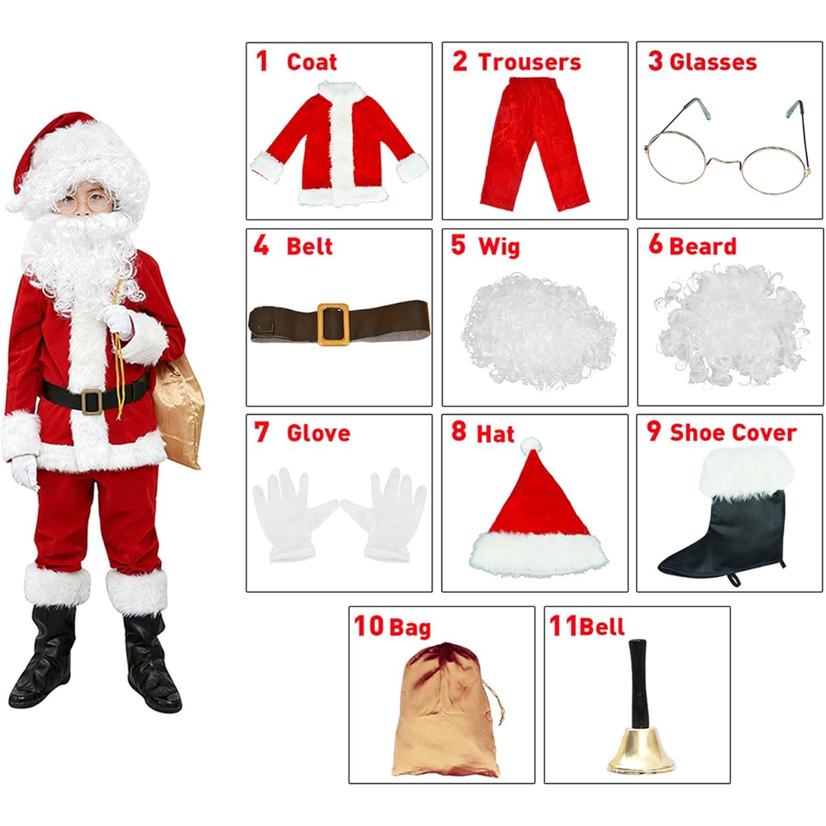 Elfjoy BABY_COSTUME Unisex Baby US Size: XL Color: Red