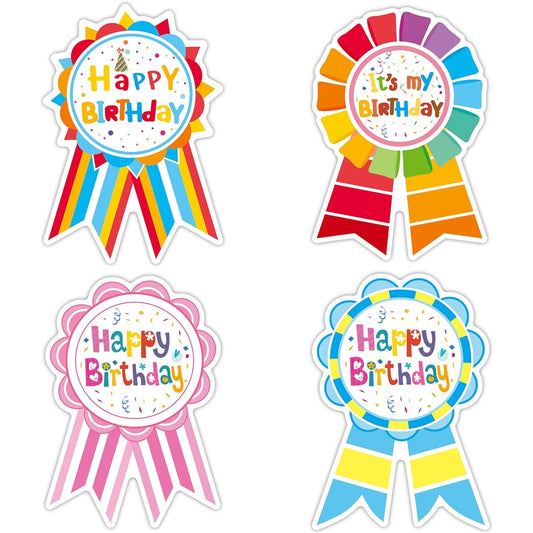 220pcs Happy Birthday Stickers, It's My Birthday Stickers for Kids/Adults Badges Birthday Stickers for Teachers/Students Classroom Birthday Party Supplies