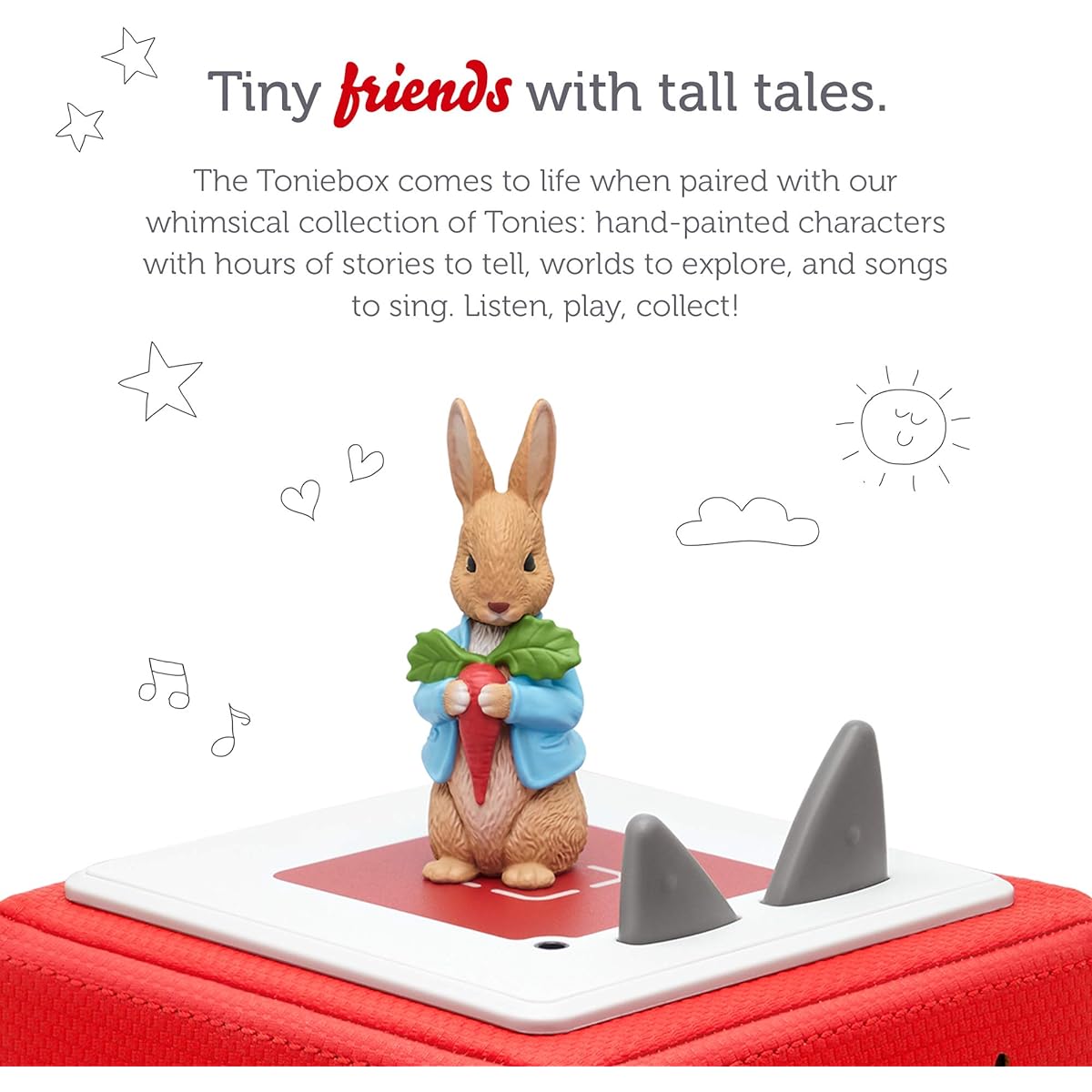 Tonies Peter Rabbit Collection Tonie - 4 Audio Stories by Beatrix Potter - Tonie Box Ages 3+