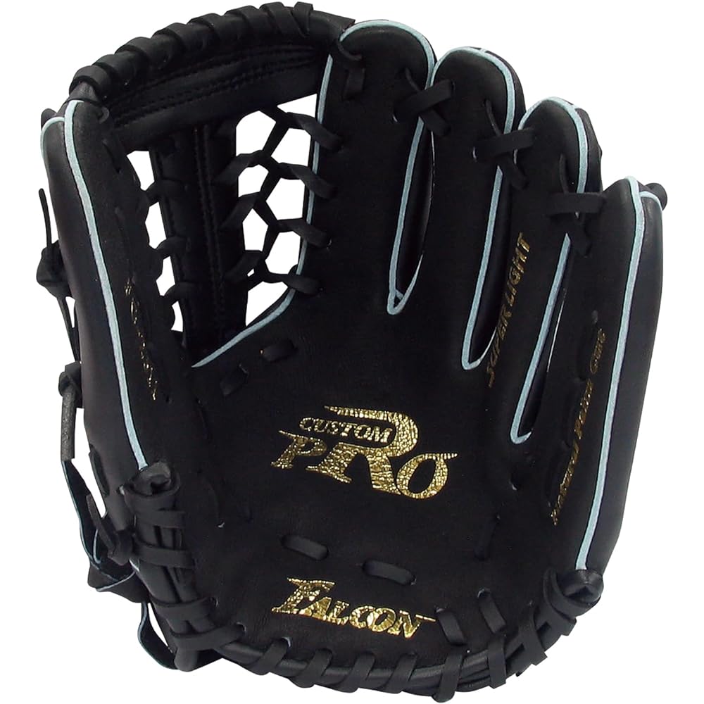 Falcon Soft Glove LH (Right Throw) for Boys and Middle Grades FG-2311 Black M