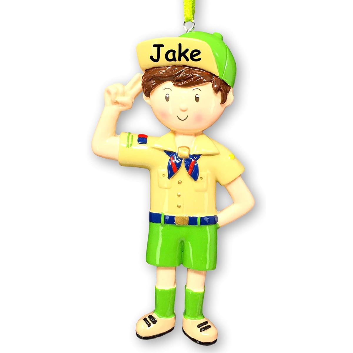 Scout Boy in Uniform Christmas Ornament Christmas Tree Decoration