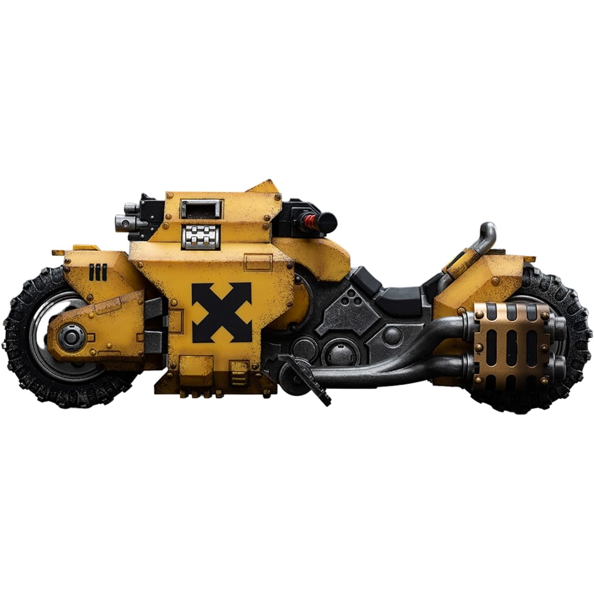 JOYTOY 1/18 Warhammer 40,000 Imperial Fists Raider Pattern Combat Bike (8.6 inches)…