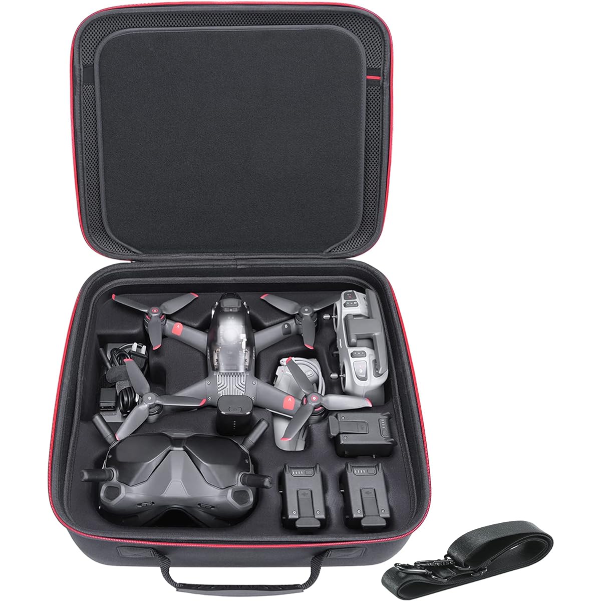 DJI FPV/Avata Pro Storage Case RLSOCO Protective Case for FPV/Avata Drones, V2 Goggles, Controllers, Battery Chargers, Propellers, etc.