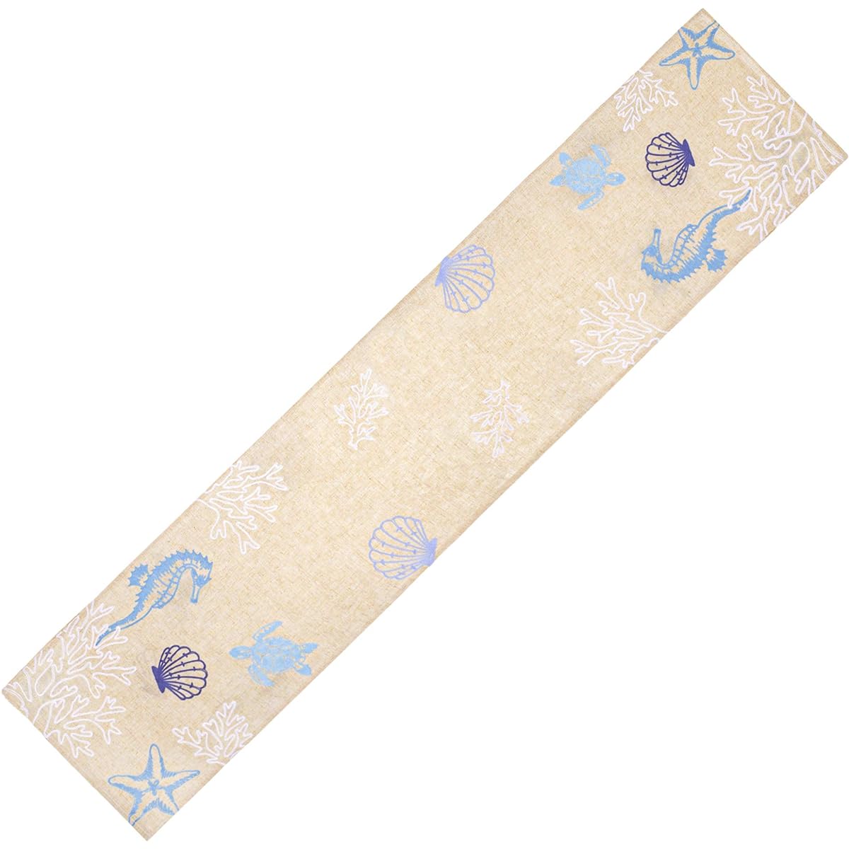 DII Design Imports Coastal Embroidered Table Runner