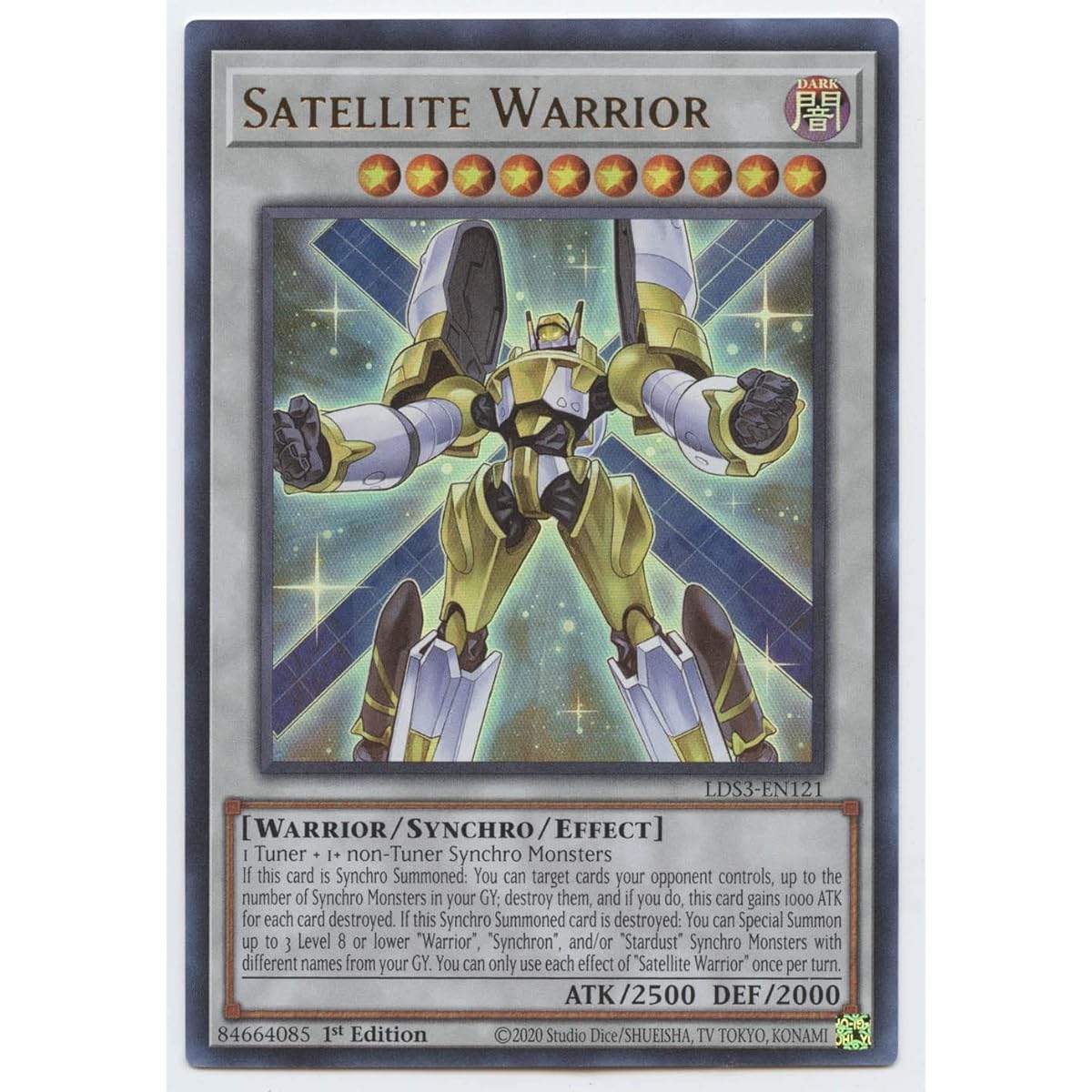 Satellite Warrior LDS3-EN121 Ultra Rare 1st Edition