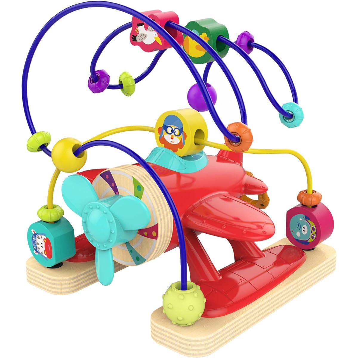TOP BRIGHT Bead Maze Toy 1 Year Old Boy Gift - Toddler Boy 1 Year Old Airplane Toy