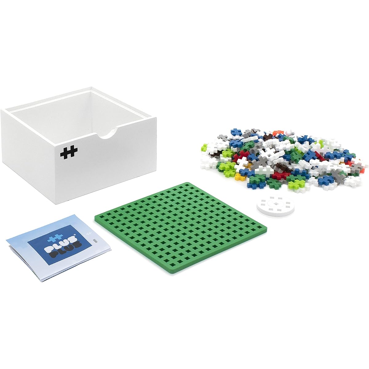 PLUS PLUS - BOKS Windmill Kids - 220 Pieces - Construction Desk Stem/Steam Fidget Toy Interlocking Mini Puzzle Blocks