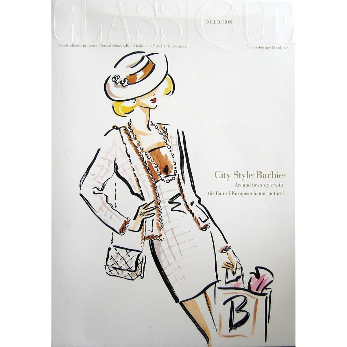Barbie Doll City Style BARBIE Doll by Janet Goldblatt Classique Collection Limited Edition 2nd in Series (1993)