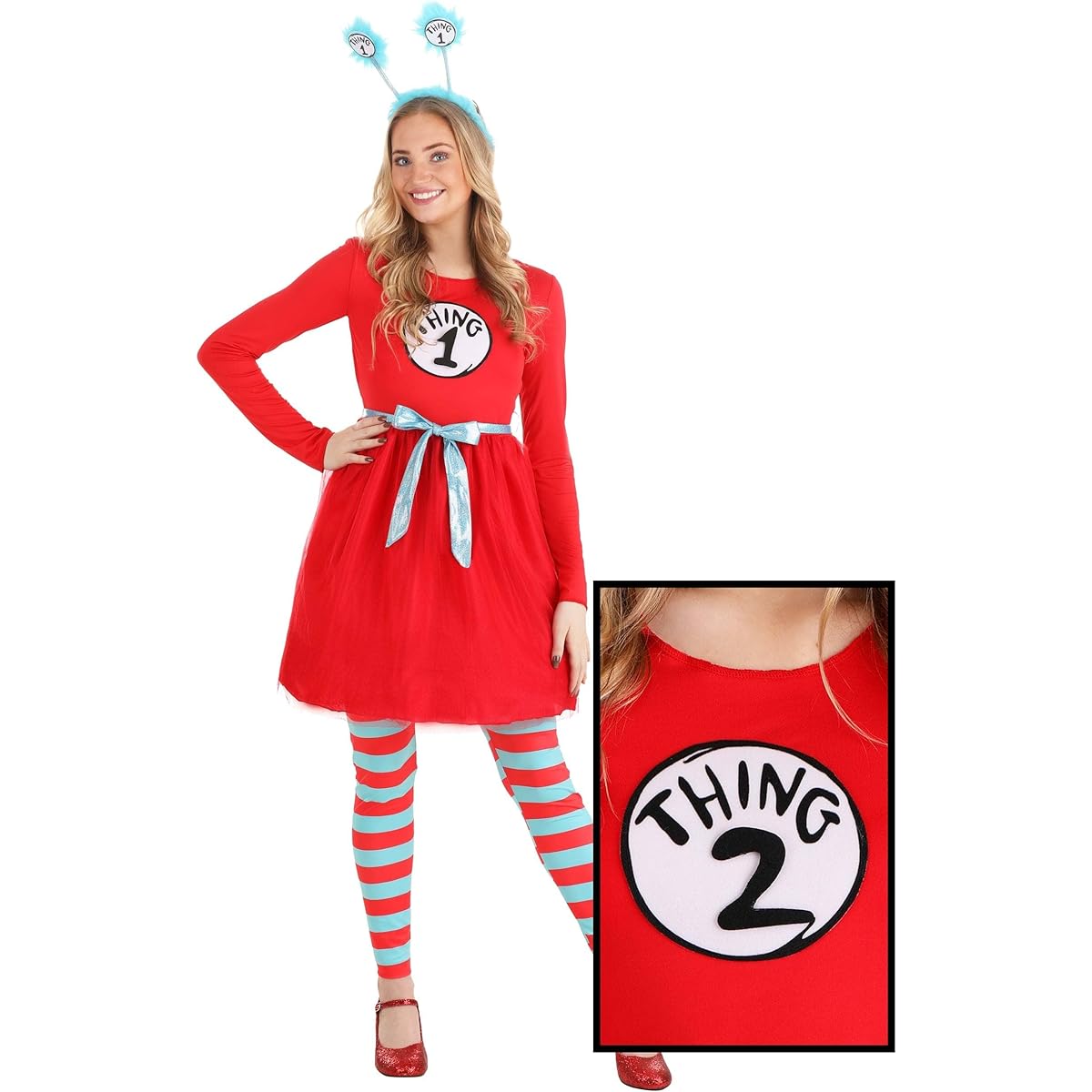 elope Dr. Seuss Thing 1 & Thing 2 Costume for Women