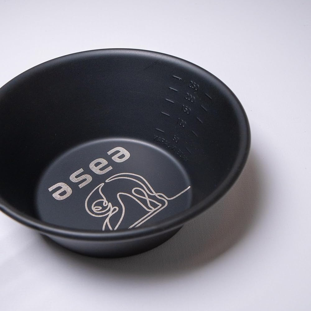 ease Color Sierra Cup Stainless Steel Tsubame Sanjo Sloth 330ml with Scale Made in Japan (Black)