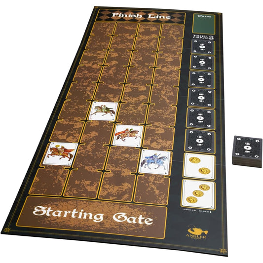 Angler Games TRIPL3 Crown - Boost Your Luck Tabletop Horse Racing Game with Spanish Cards
