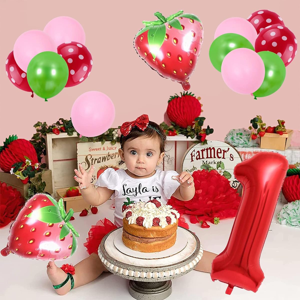 strawberry balloon