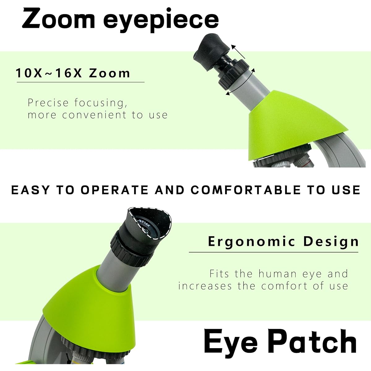 ESSENWI Children's Microscope Set - Up to 40X~640x STEM Kit with All Tools and Carry Microscope Case for Students