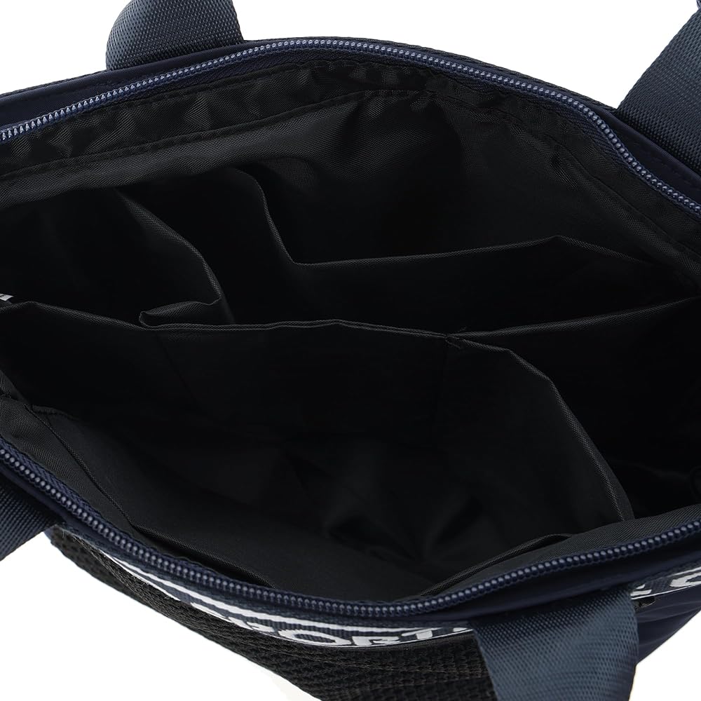 [Le Coq Sportif] Cart Bag Round Tote Logo Tape Sporty Golf QQCWJA45