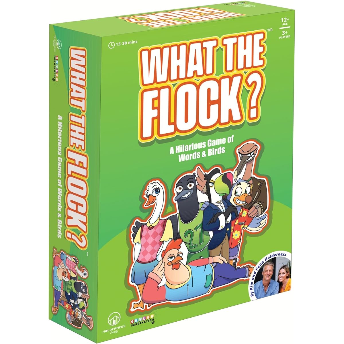 Skyler Imagination – What The Flock | Hilarious Word and Bird Game - Perfect for word lovers and bird lovers - Hours of laughter and language fun await