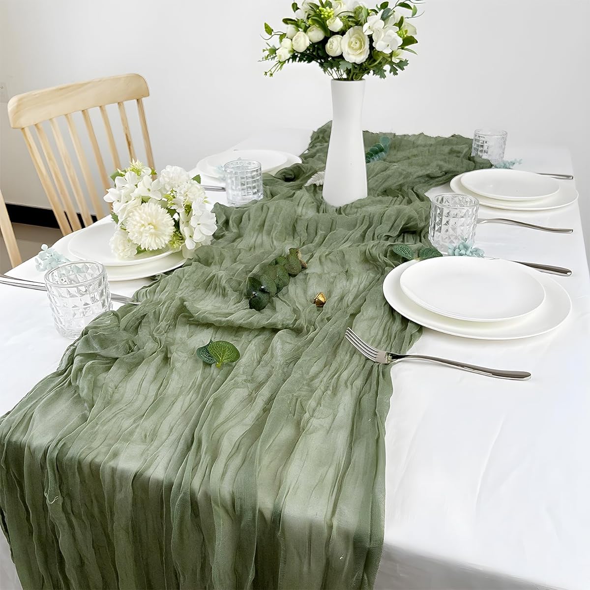 10 Pack Table Runners - Green