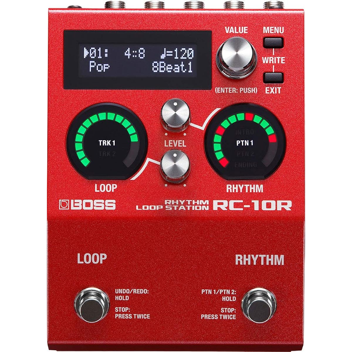 BOSS - Guitar Effector/Rhythm Loop Station RC-10R + KORG Pitchclip 2 PC-2 + Marks Original Cross Set