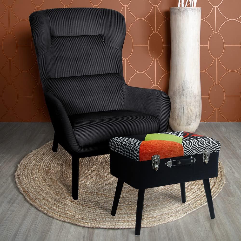 Le Studio [40-2M-405] Patchwork stool (storable)