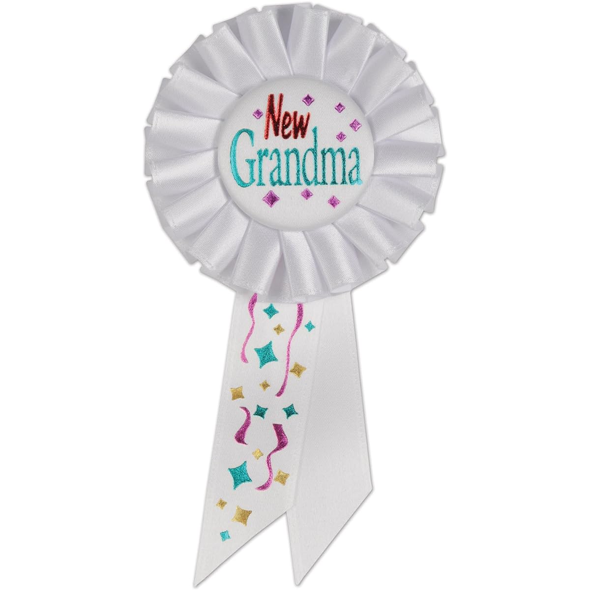 Beistle New Grandma Rosette 31/4 x 61/2 inches