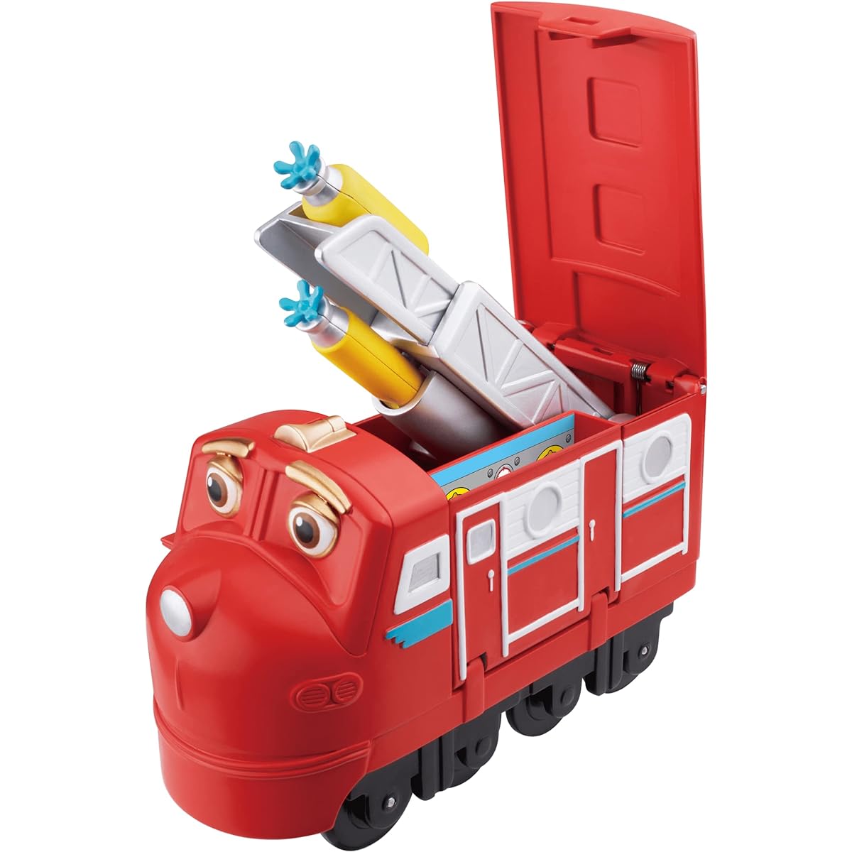 Chuggington Pop and Transform Chuggers Wilson 5" Transforming Train Toy with Free Rolling Wheels Birthday Gift for Preschoolers Fun for Boys and Girls Ages 3 to 4 and 5 Years Old