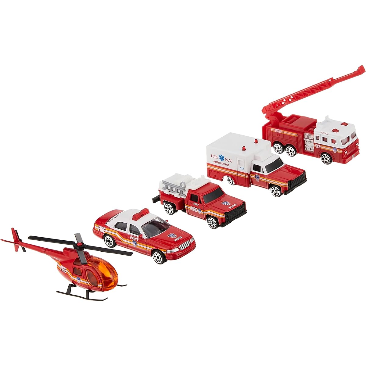Daron FDNY Vehicle Gift Set, 5-Piece