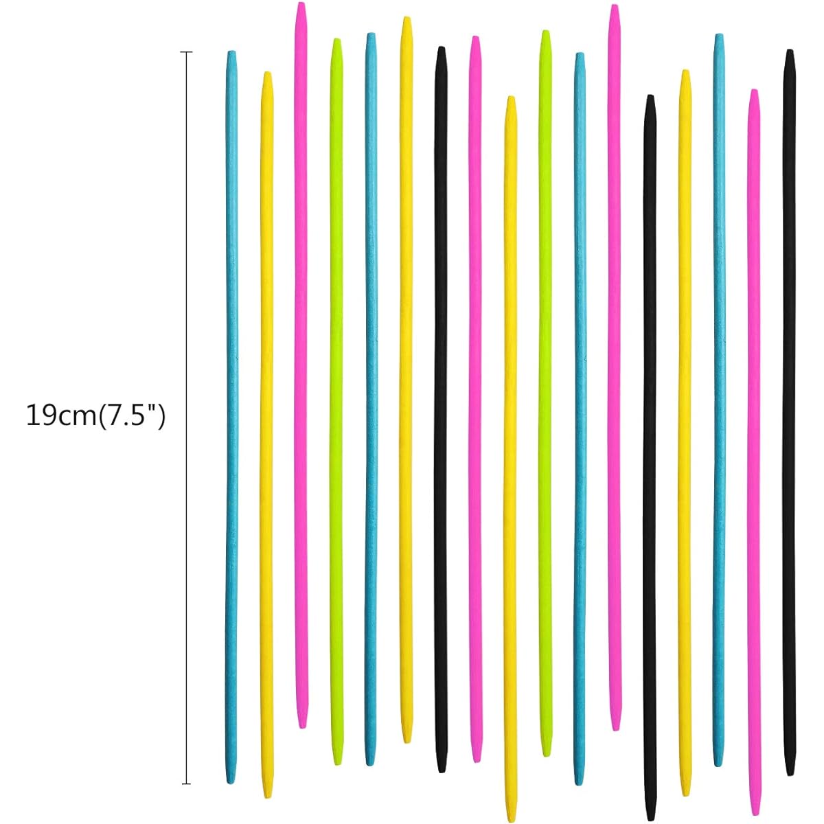 CODOHI Bamboo Pick Up Sticks Bamboo Classic Games 7.5 Inch Long Fun Family Games Nostalgic Games 90 Sticks