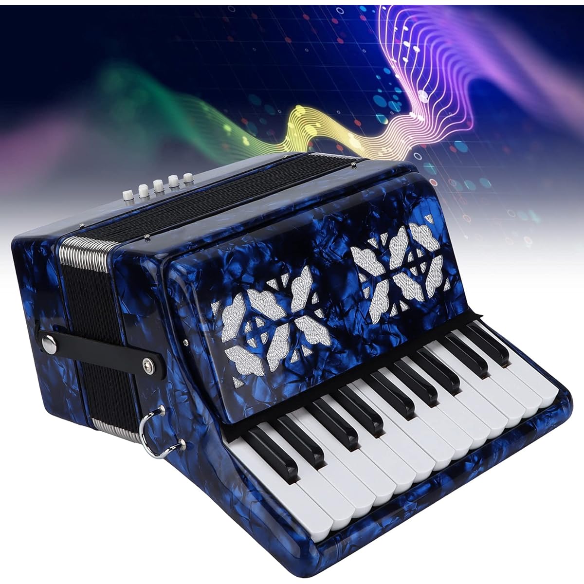 Accordion, 22 key multiple diacritic accordion
