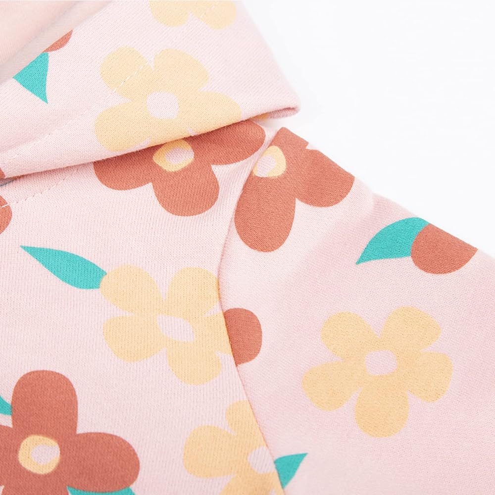 [LSMUDKINGDOM] Parka Kids Girls All Over Pattern Cute Hooded Pullover Children
