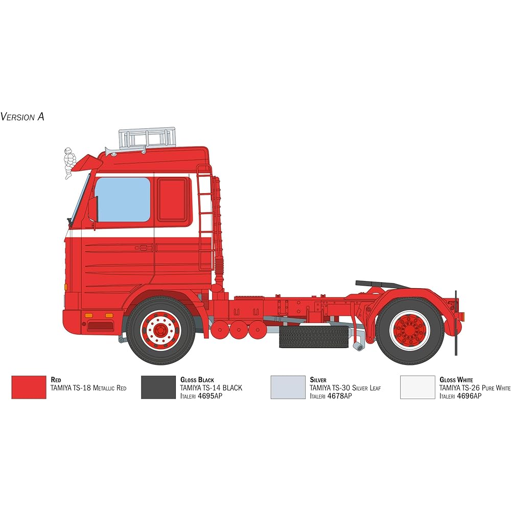 Italeri 1/24 Scania R143 M500 Streamline 4×2 Plastic Model IT3950