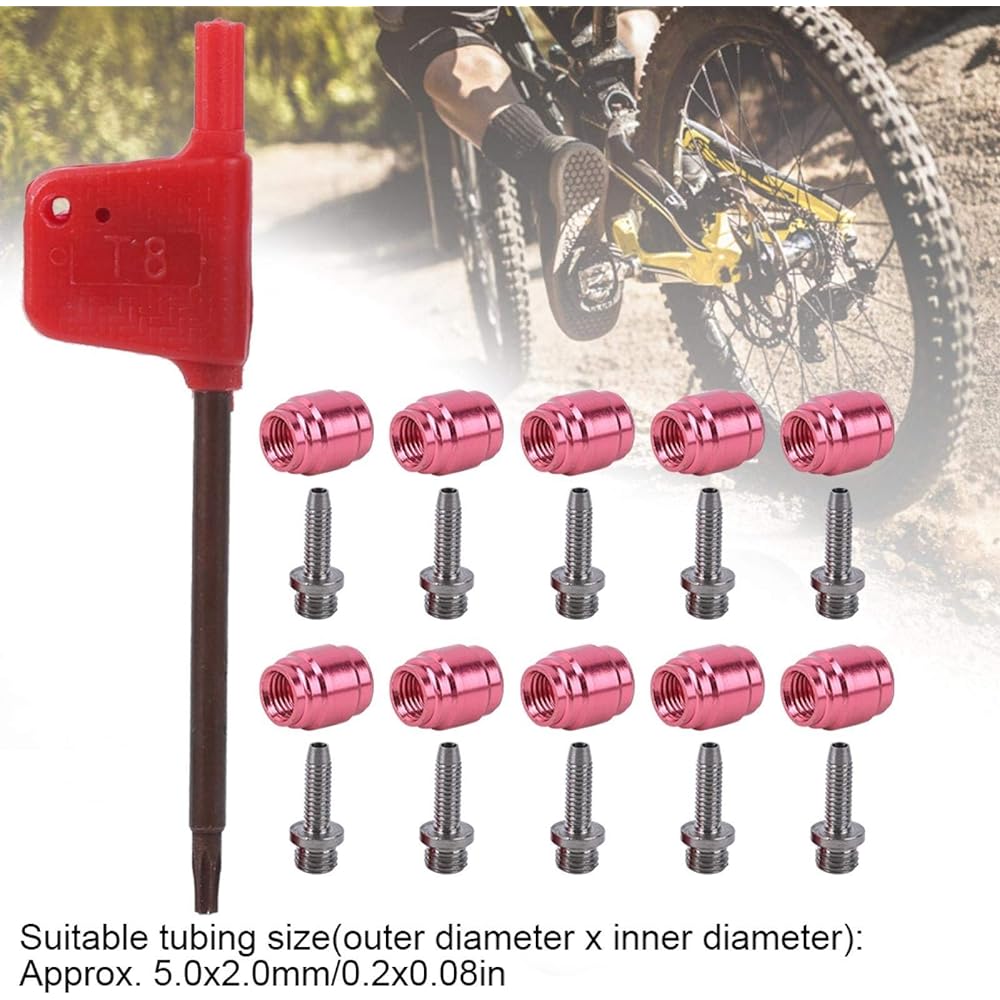 Teror Quick Install Olive Head, Olive Head Olive Set for SRAM StealthamaJig Brake Quick Connect Quick Install Oil Tube