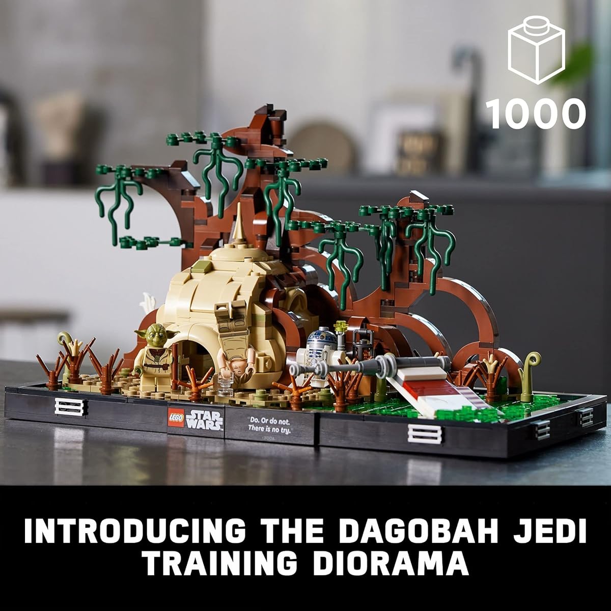 LEGO Star Wars Dagobah Jedi Training Diorama 75330 Building Kit for Adults; Brick-Built Collectible for Display (1,000 Pieces)