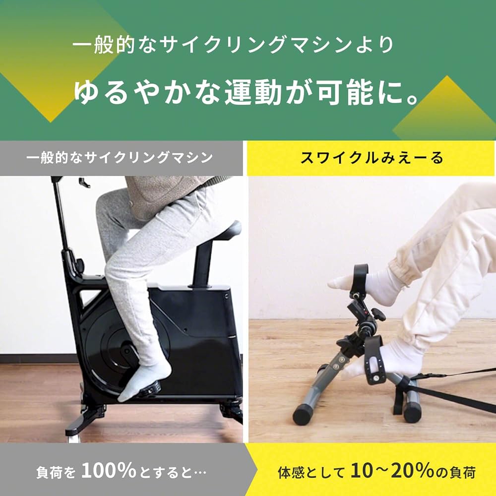3R SYSTEMS Fitness Bike Folding Mini Cycling Machine Cycling Machine Home Indoor Indoor Training Health Equipment Compact Small Quiet Foldable Space Saving