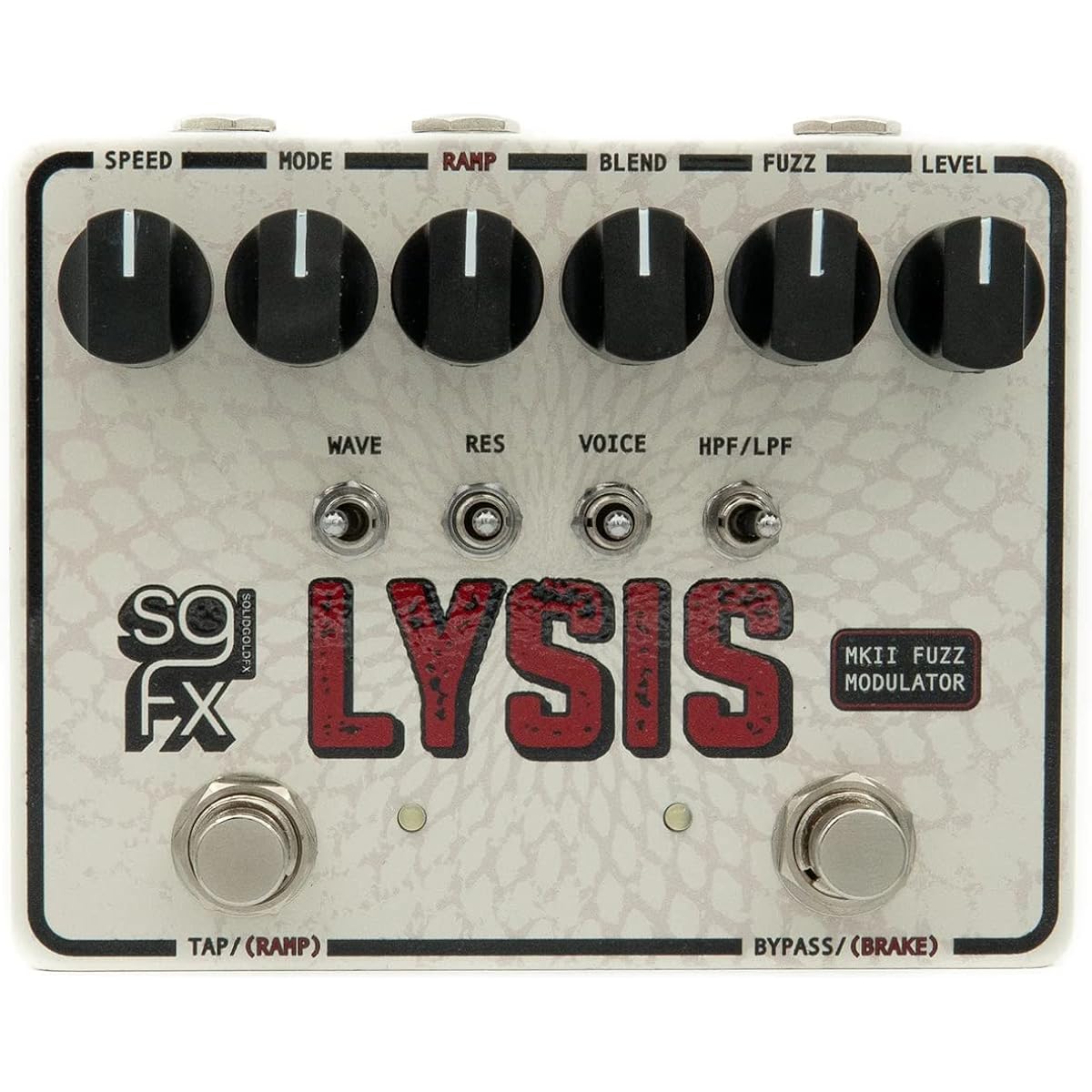SolidGoldFX Lysis MKII Polyphonic Octave Fuzz Modulator Octave Fuzz Filter Guitar Effector